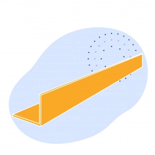 Уголок алюминиевый равнополочный 40х5х9 мм 1561 ГОСТ 13737-90