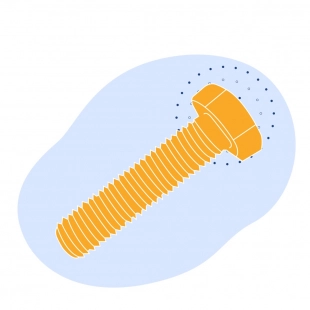 Болт М20x40 мм 12Х18Н10Т ГОСТ 7796-70