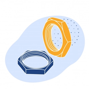 Гайка стальная М12 30ХМА ГОСТ 5915-70