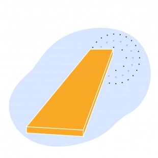 Медная шина (полоса) электротехническая 80x4.5 мм ШММ ГОСТ 434-78