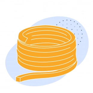Сальниковая набивка АП круглая 22 мм ГОСТ 5152-84