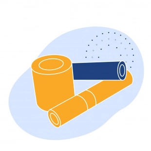 Рукав резиновый напорно-всасывающий 50 мм ГОСТ 5398-76