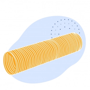 Стальная гофрированная труба 1000х30 мм 15сп