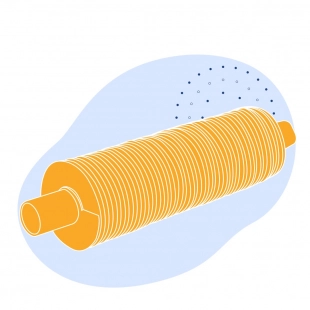 Стальная оребренная труба 45x3 мм Ст3