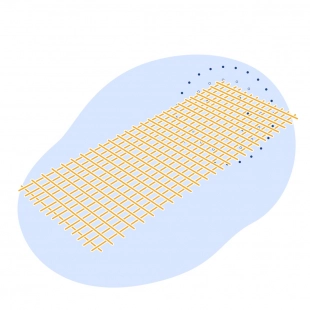 Сетка стальная кладочная 200x200x6 мм 2х6 ГОСТ 23279-2012