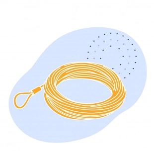 Канат двойной свивки многопрядный ЛК-Р 30 мм ГОСТ 16828-81