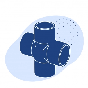 Крестовина стальная переходная 14 мм 13Х11Н2В2МФ ГОСТ 13968-74