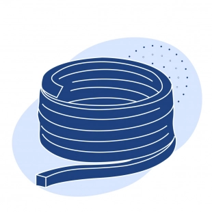 Сальниковая набивка АП круглая 22 мм ГОСТ 5152-84