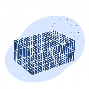 Стальная габионная сетка 100х120х3.4х3.9 мм Ст1кп ГОСТ Р 51285-99