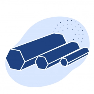 Пруток стальной шестигранный 32 мм ст45 ГОСТ 2879-2006