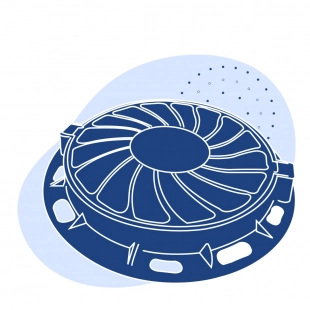 Люк тяжелый 870x600x115 мм 119 кг