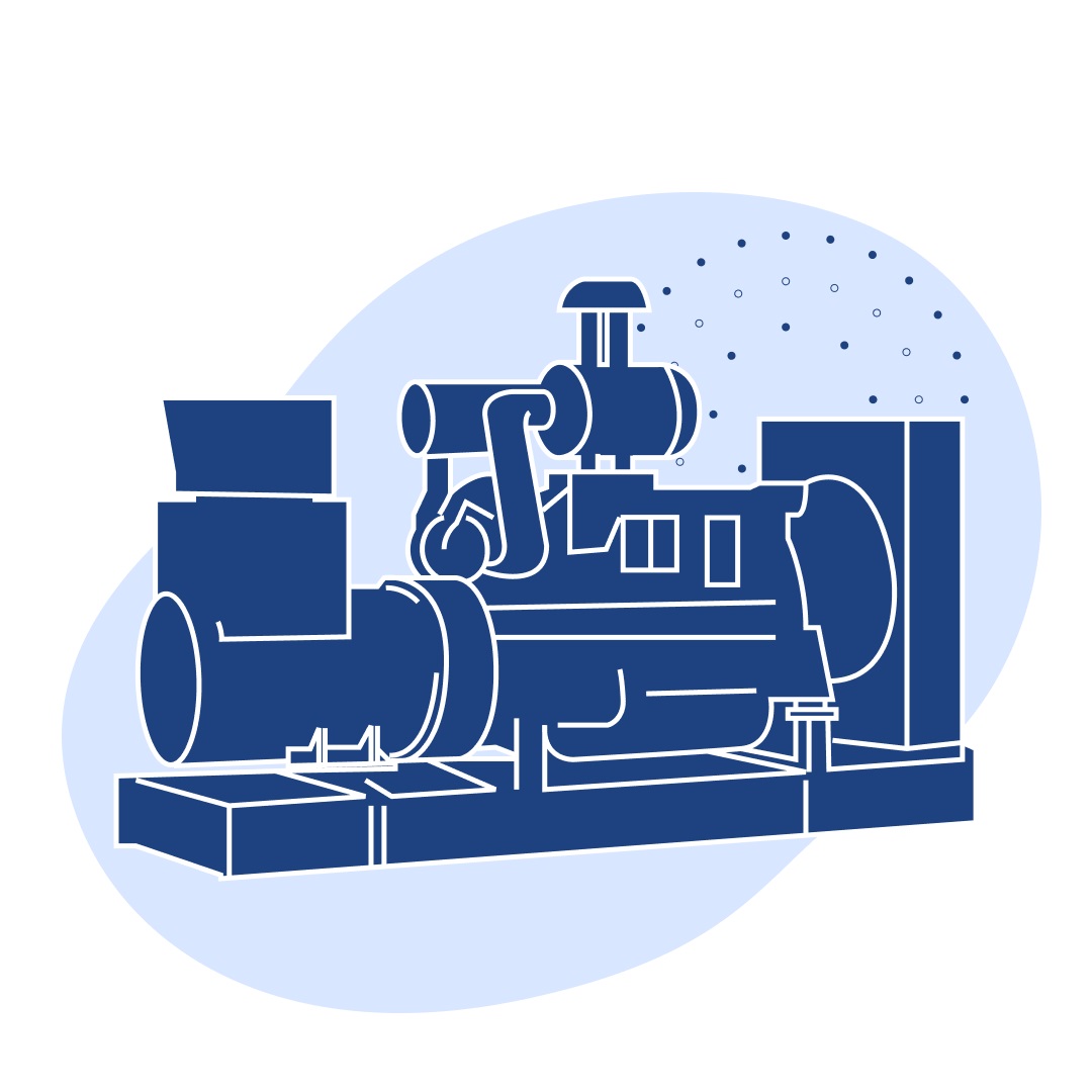 Дизель-генераторная установка 3008 series 1500 об/мин 900 кВт