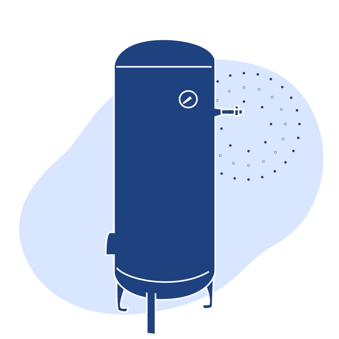 Ресивер 0.9 м3 1 МПа