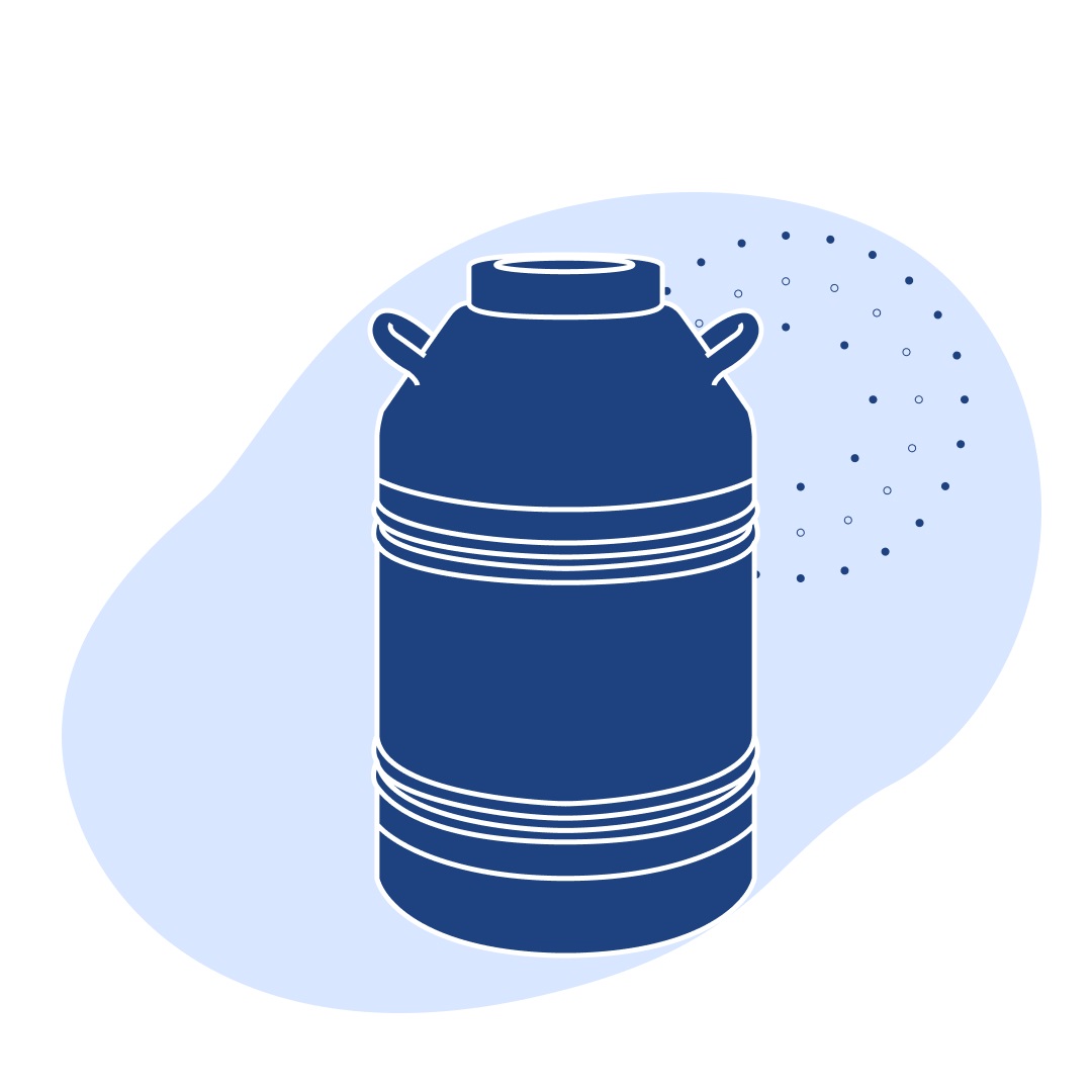 Сосуд Дьюара промышленный СДП-35/60К (кислород) 35 л