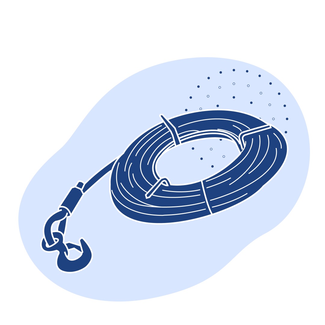 Канат крановый 4.5 мм 6х19 (11+6+6/6)+1 ГОСТ 2688-80